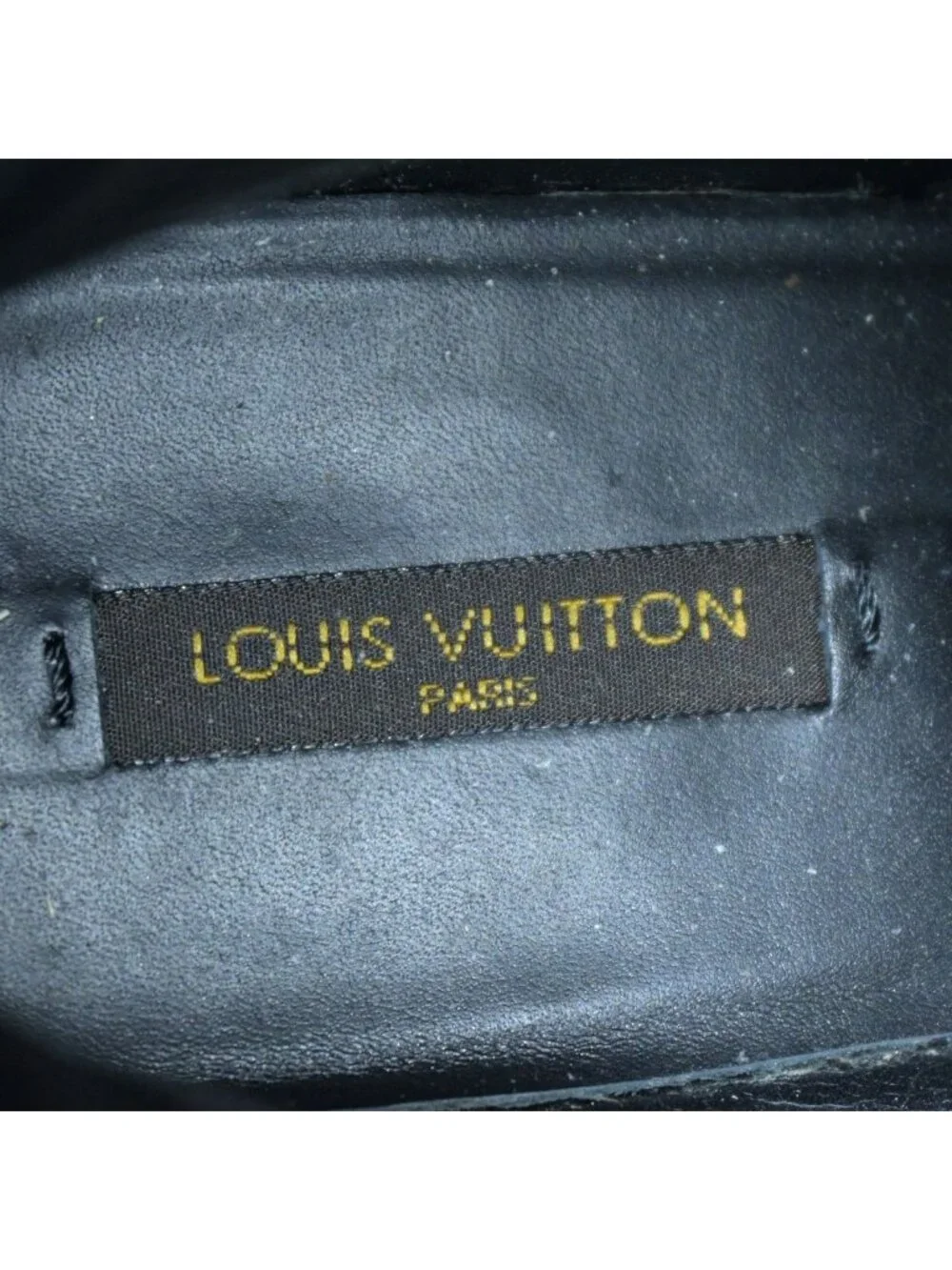Louis Vuitton Long Boots Black Leather